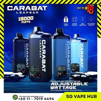 SGVape-CARABAT-LEAFBAR-15000-PUFFS-SG-Vape-Hub
