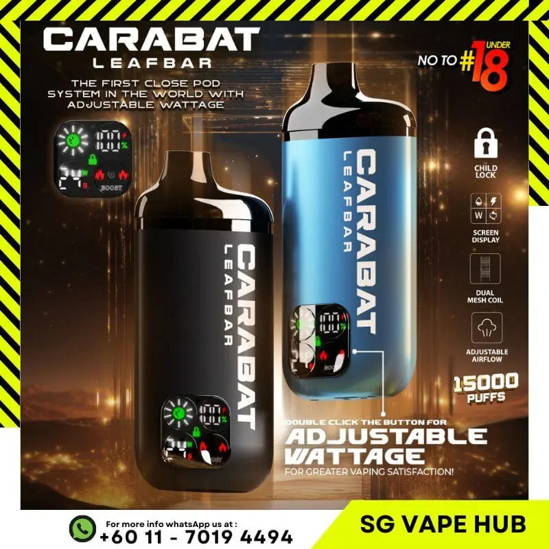 SGVape-CARABAT-LEAFBAR-15000-SG-Vape-Hub