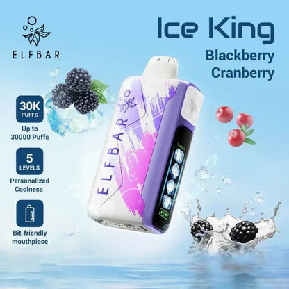 SGVape-ELFBAR-ICE-KING-BLACKBERRY-CRANBERRY-SG-VAPE-HUB