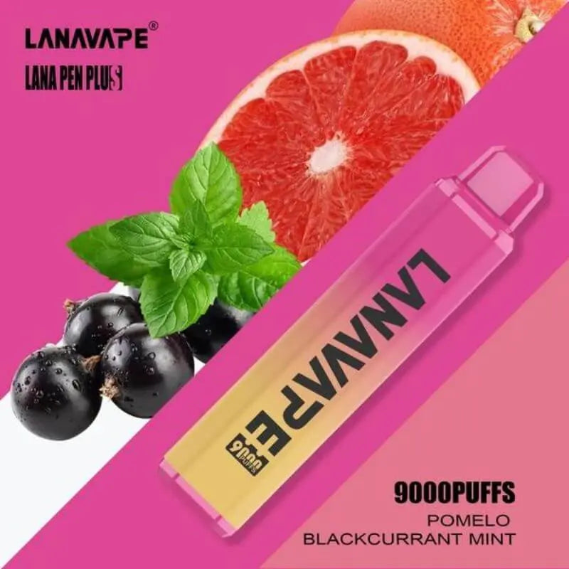 SGVape-LANA-PEN-PLUS-9000-POMELO-BLACKCURRANT-MINT-SG-Vape-Hub