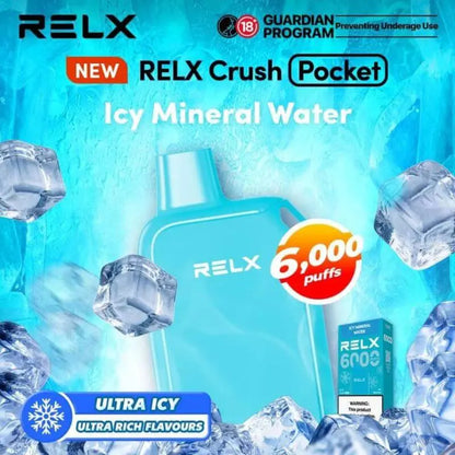 SGVape-RELX-CRUSH-6000-ICY-MINERAL-WATER-SG-VAPE-HUB
