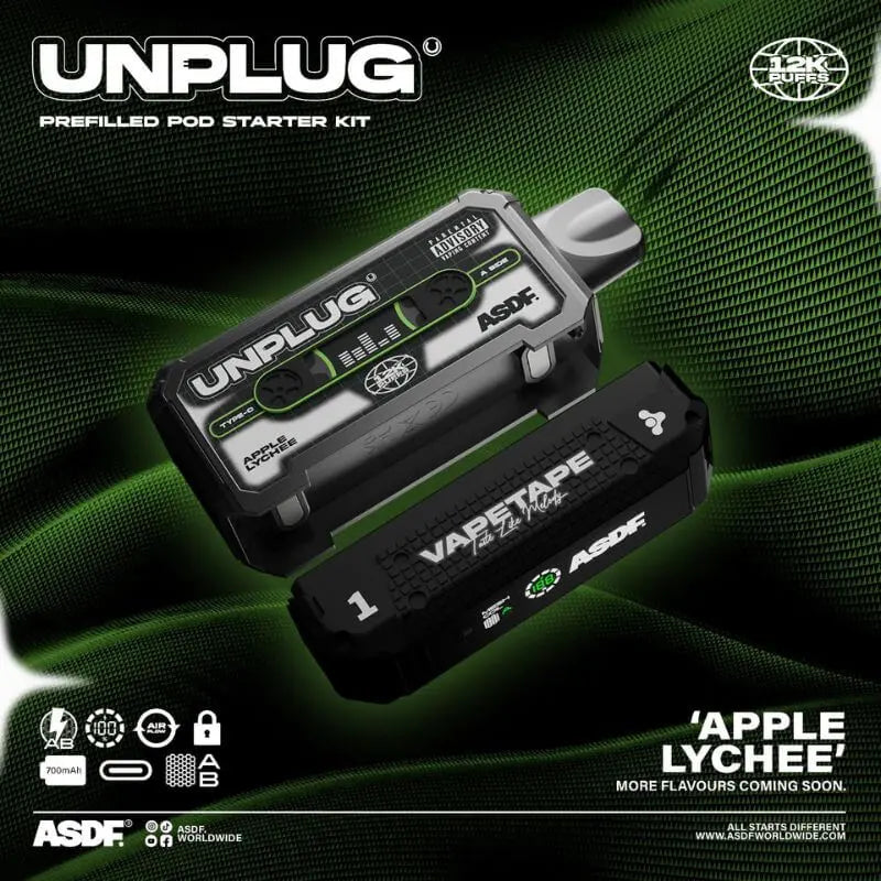 SGVape-VAPETAPE-UNPLUG-KIT-APPLE-LYCHEE-SG-Vape-Hub